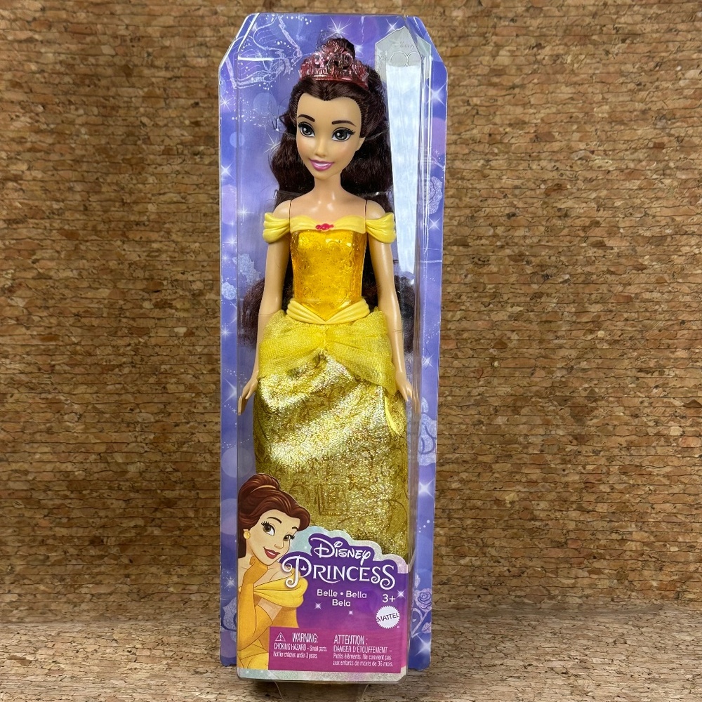 Disney 100 Princess Belle Barbie Doll Beauty & the Beast Toy Gift Mattel New
